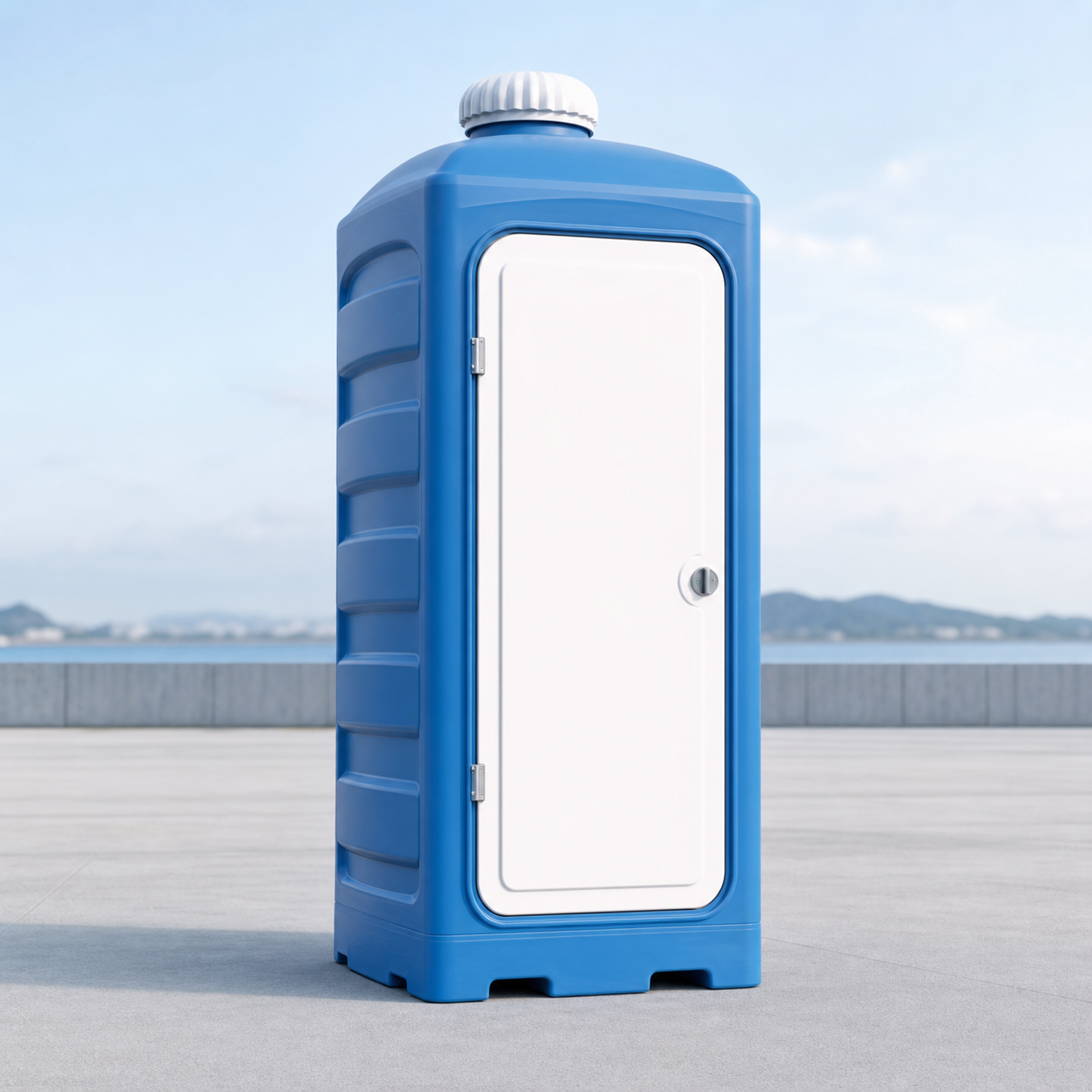 Rotomoulded bio-toilet cabin