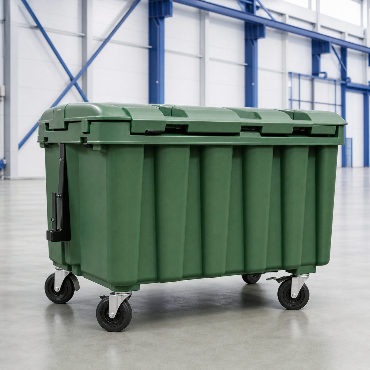 Rotomoulded industrial container