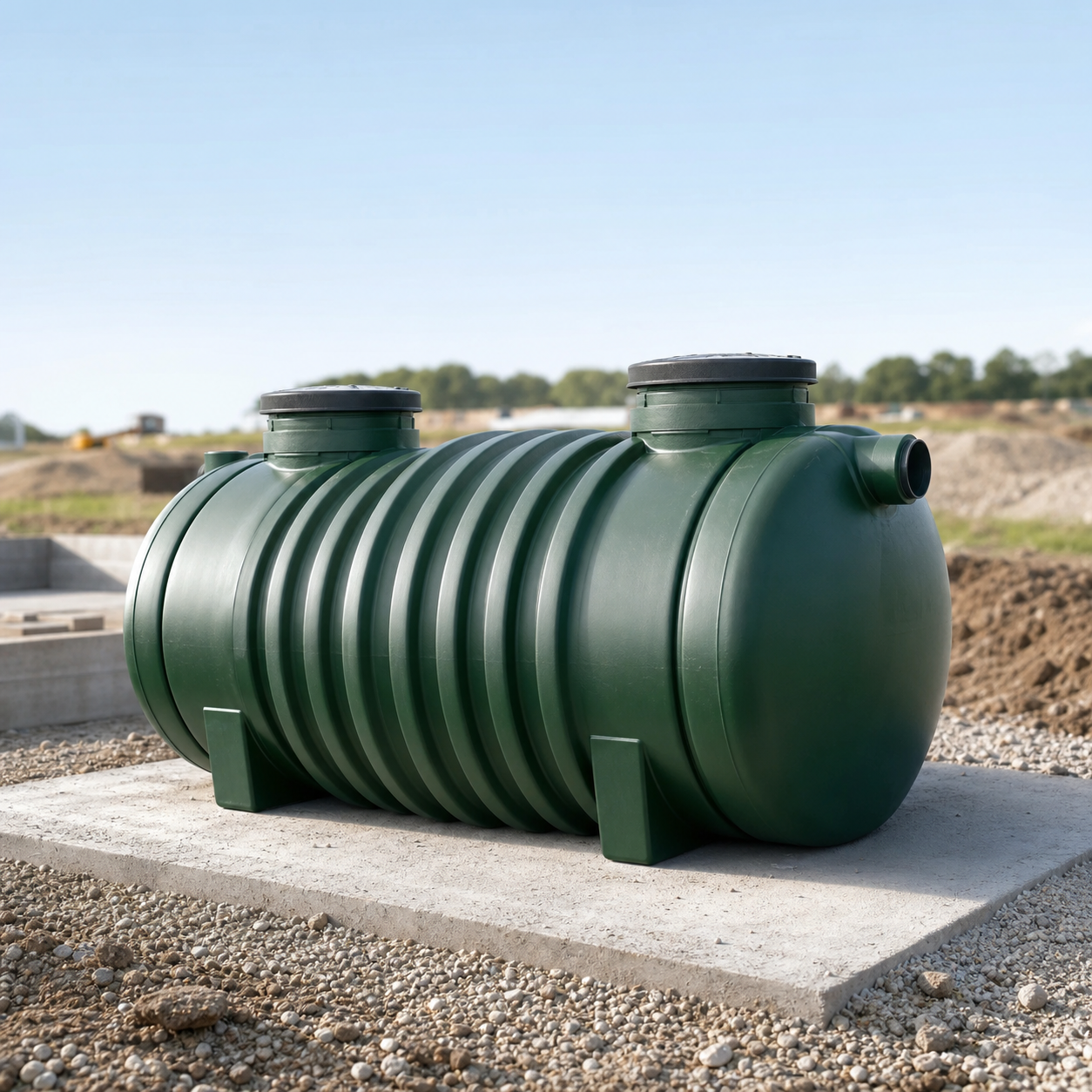 Rotomoulded septic tank
